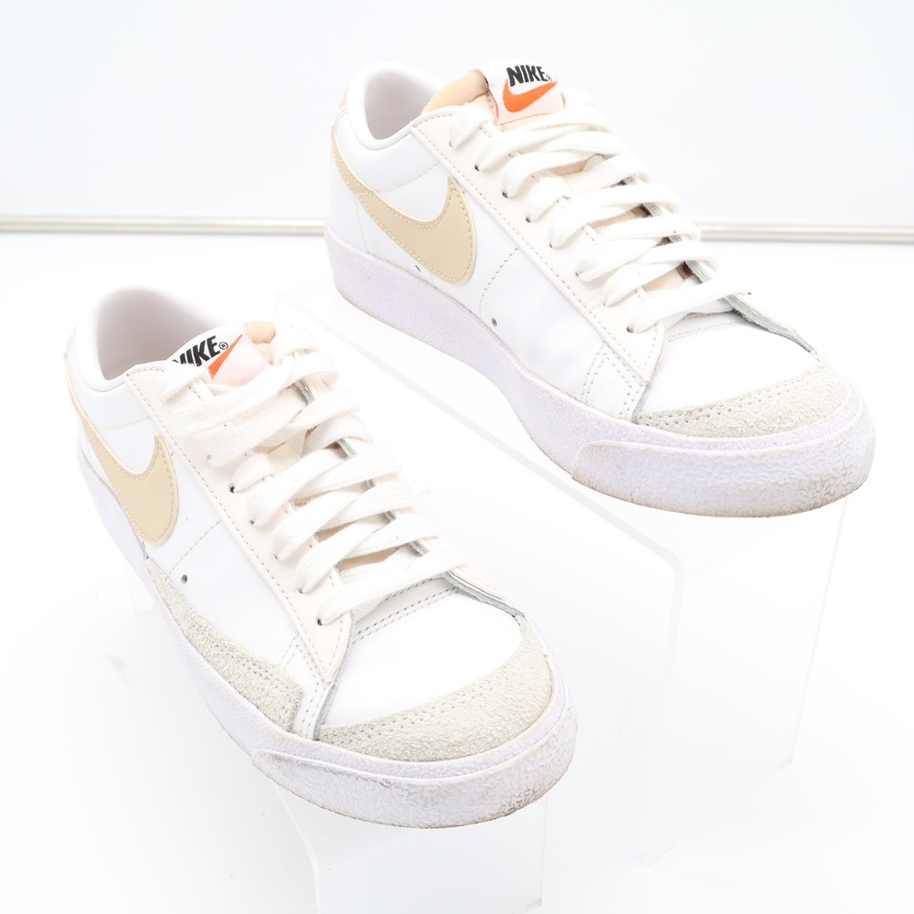 Nike Blazer Low 77 White Sail Light Bone Sneakers Womens Size 6